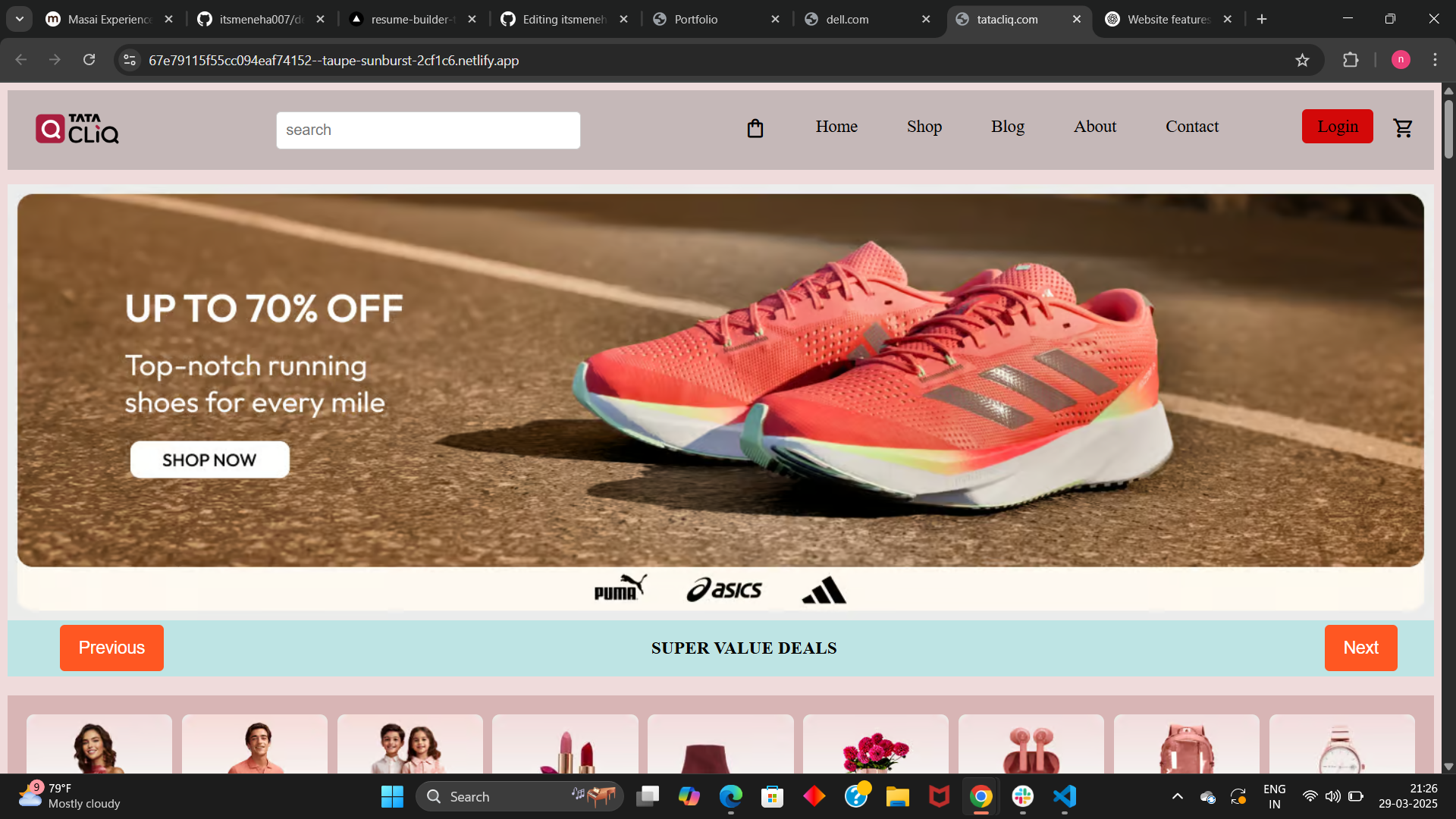 TataCliq Screenshot